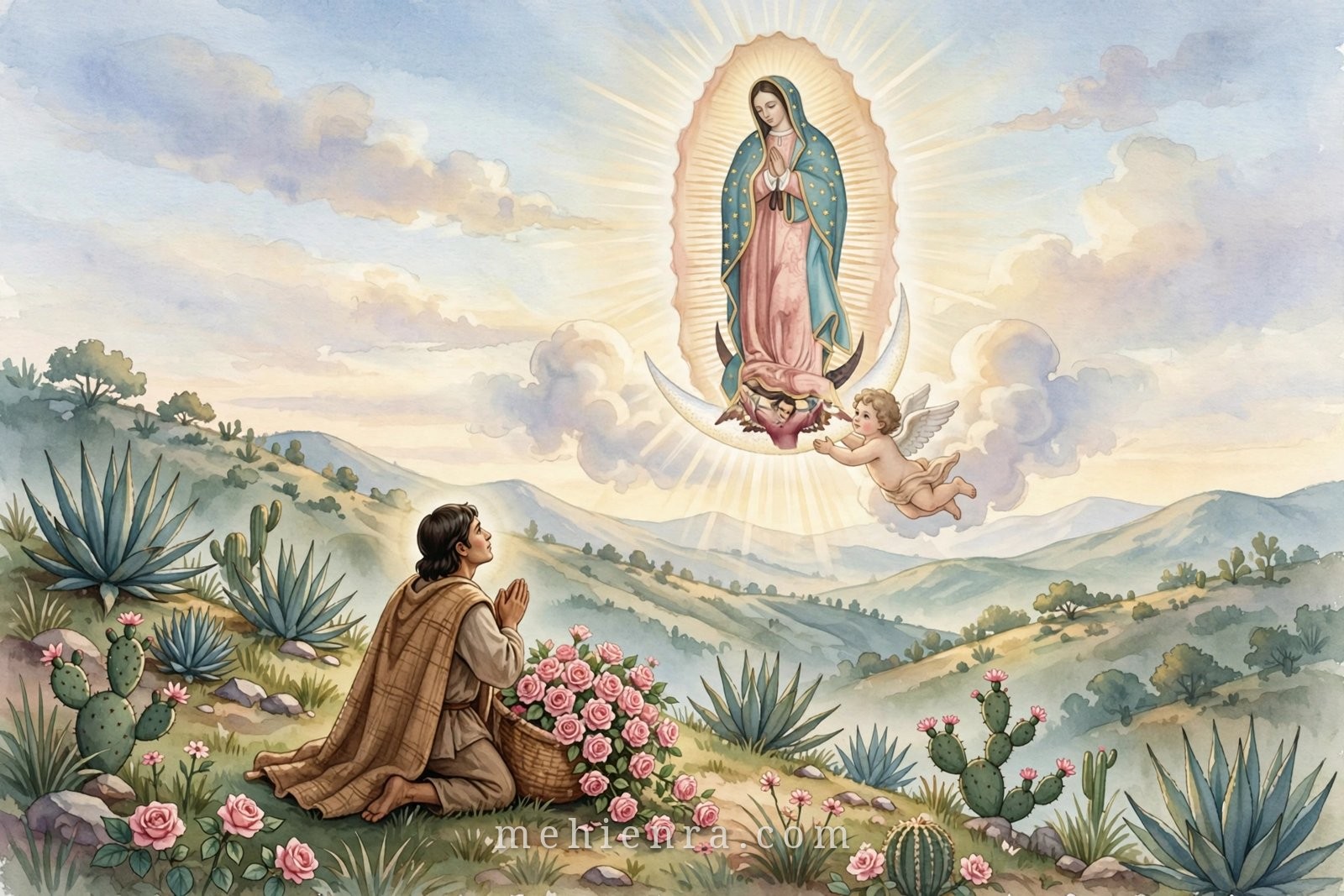 Đức Mẹ Guadalupe — tranh minh hoạ